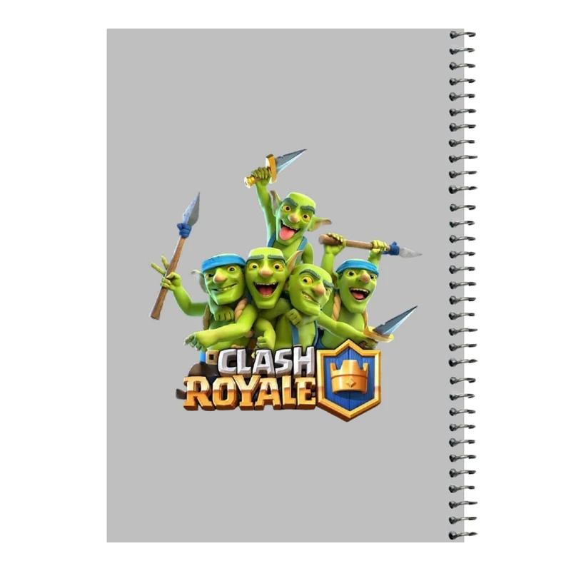 دفتر مشق 80 برگ اس جی مدل کلش رویال کد۲۱   