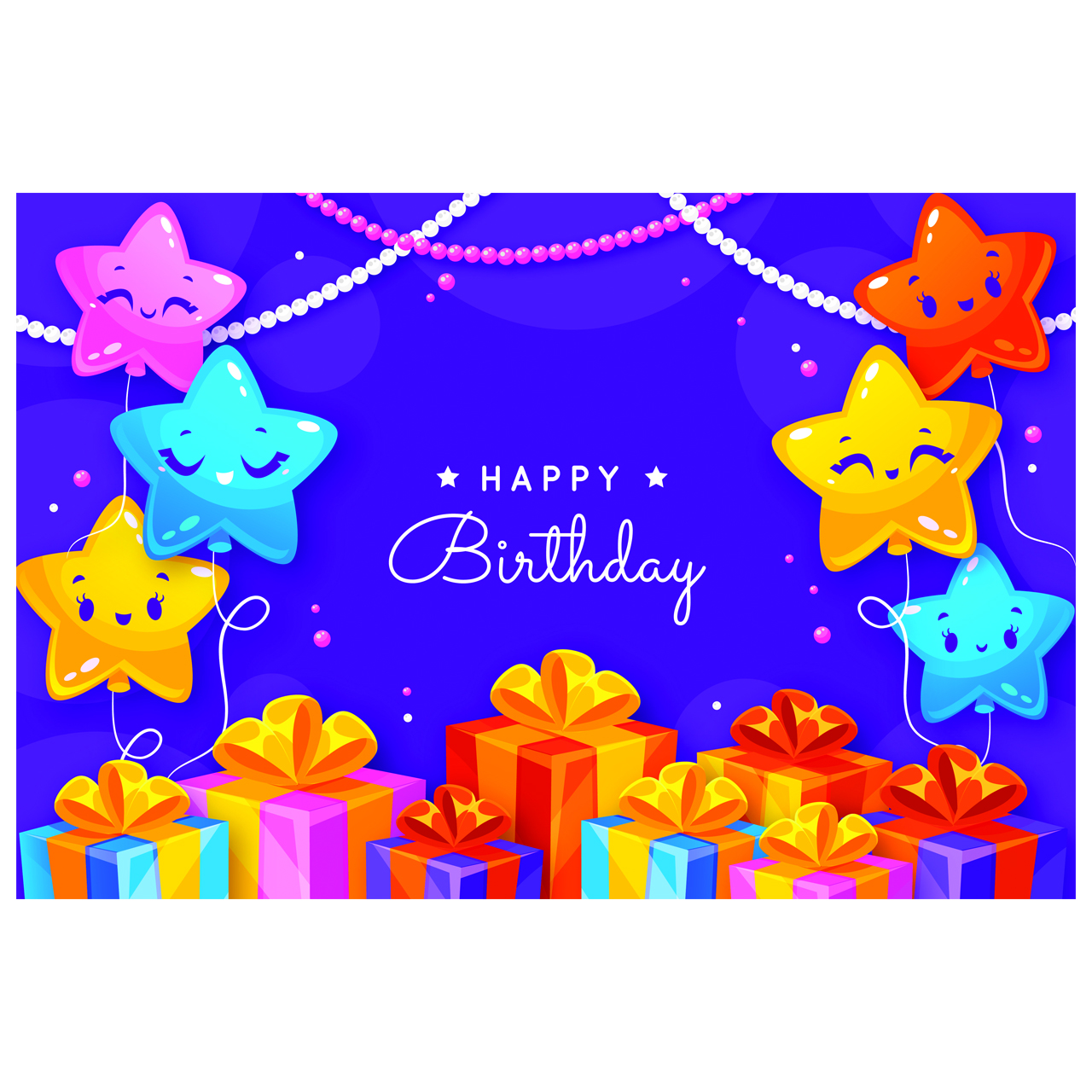 بنر تم تولد طرح ستاره کد 2003