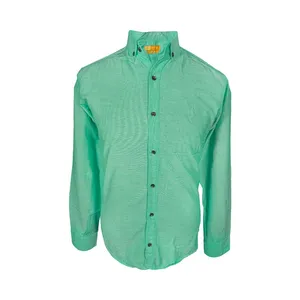 پیراهن آستین بلند مردانه مدل جودون کد 124148-73 رنگ سبز