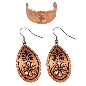 نیم ست زنانه مدل میناکاری کد 5624