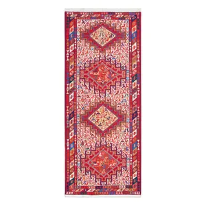 گلیم دستبافت یک و نیم متری طرح ترکمن کد B1
