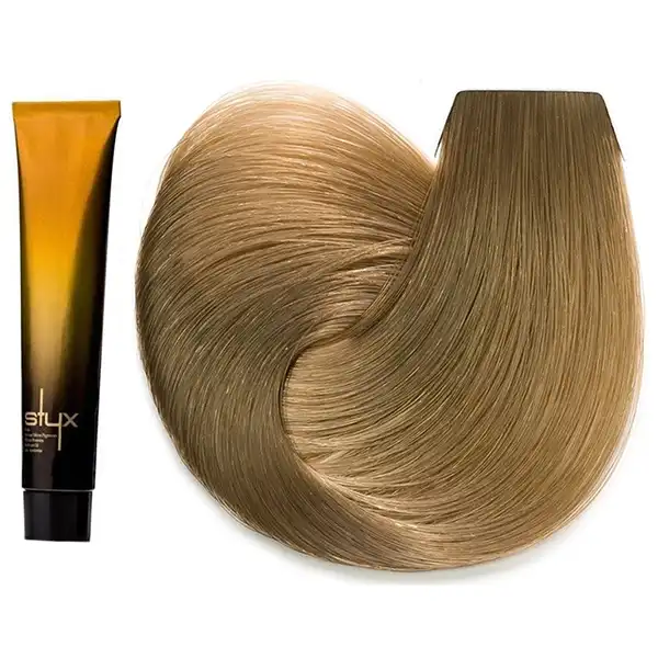 رنگ مو استايکس شماره 8 حجم 100 ميلي ليتر رنگ بلوند روشن