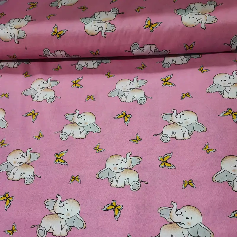 پارچه ملحفه مدل کودک طرح دامبو کد A1