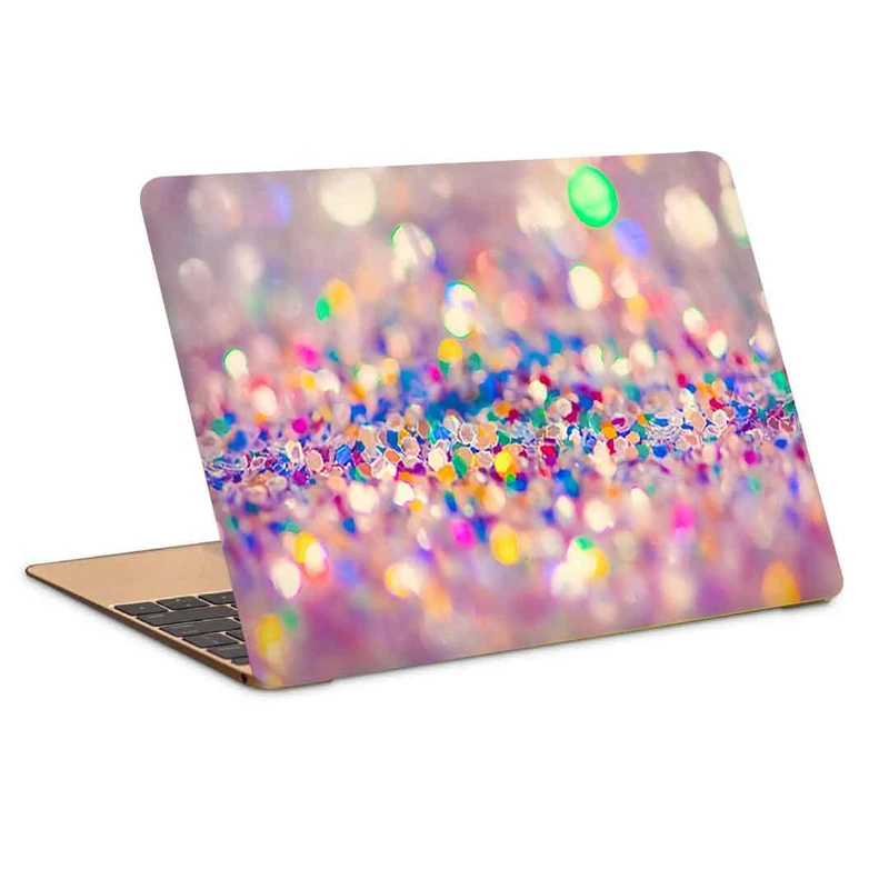 استیکر لپ تاپ طرح colorful sparkleکد c-185مناسب برای لپ تاپ 15.6 اینچ