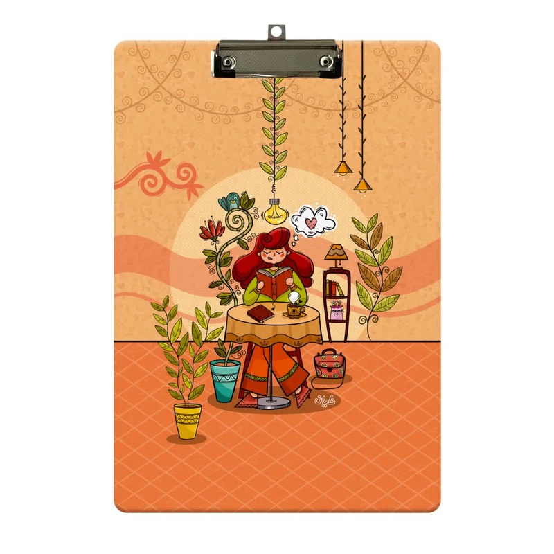 تخته‌شاسی دایان مدل گیره دار A4 طرح آنجل کد 7-426 سایز A4