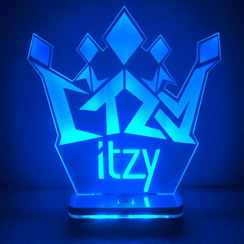 چراغ خواب طرح گروه ایتزی ITZY مدل هفت رنگ