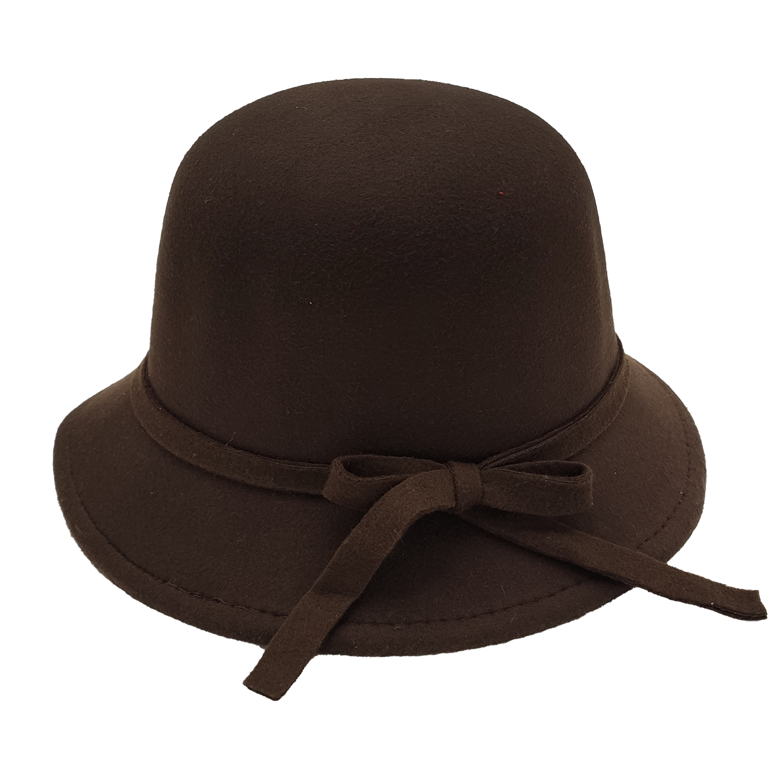  کلاه شاپو مدل شهرزاد کد BAN-51251 رنگ قهوه ایی تیره
