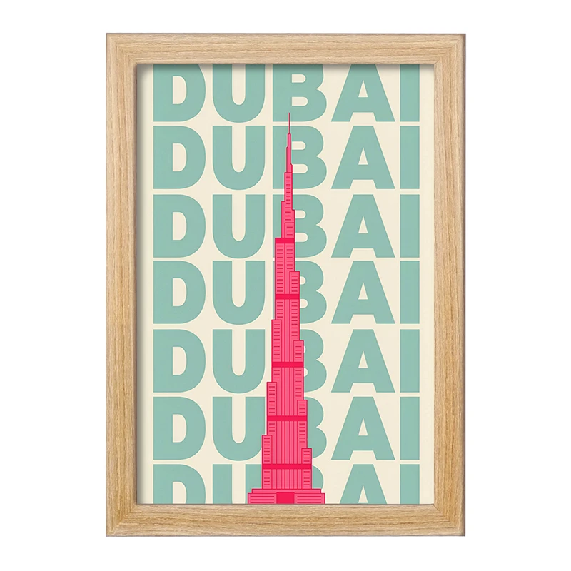 تابلو خندالو مدل دبی (Dubai) کد F5955