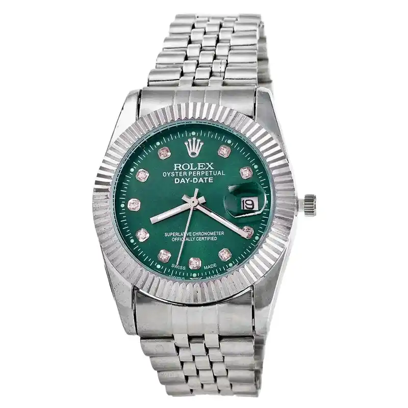 ست ساعت مچی عقربه ای زنانه و مردانه  مدل دیت جاست Snz