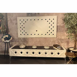  میز تلویزیون مدل Denis همراه با دیوارکوب