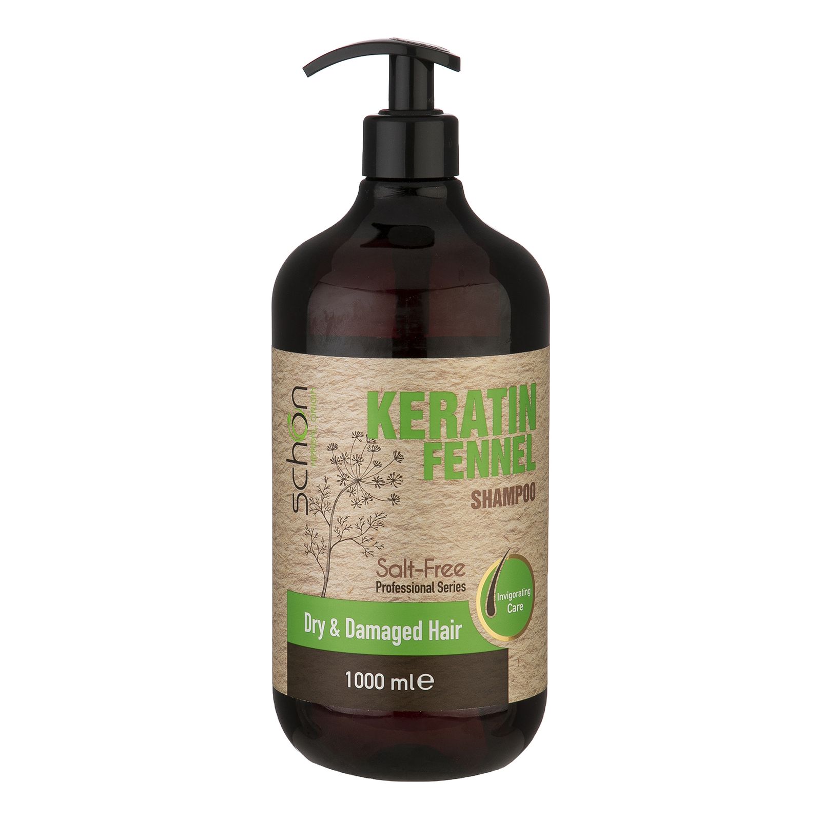 شامپو مو شون مدل Keratin Fennel حجم 1000میلی لیتر -  - 1