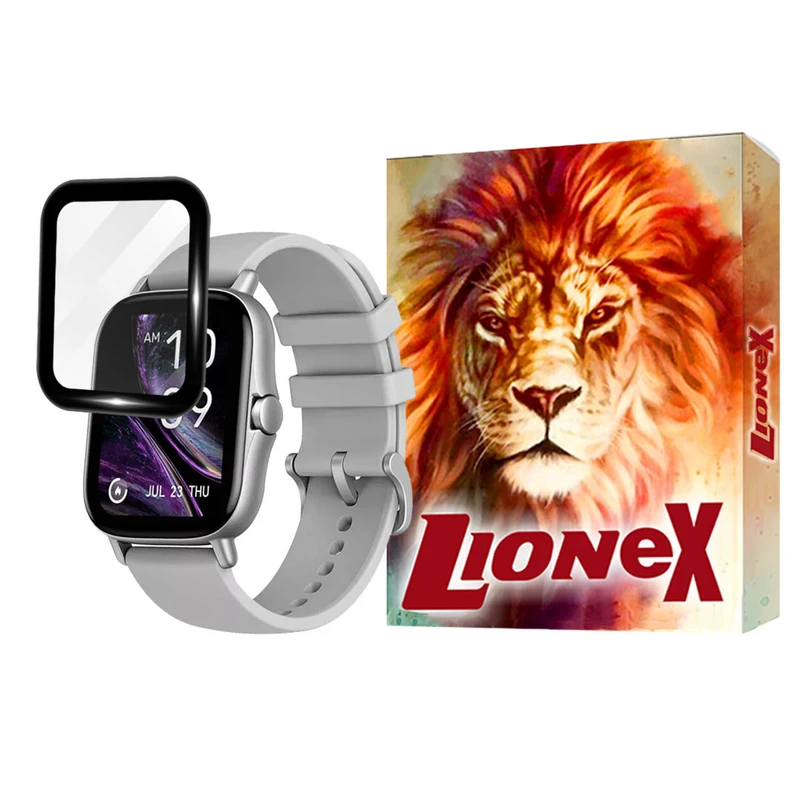 محافظ صفحه نمایش لایونکس مدل PMMAWL مناسب برای ساعت هوشمند آمازفیت GTS 2 Mini