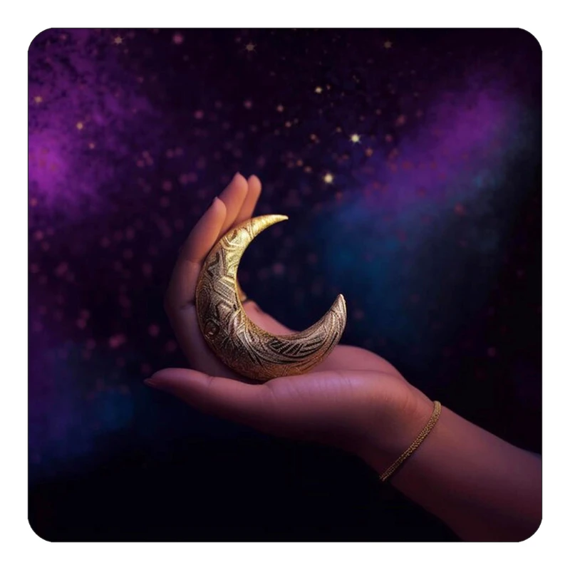 مگنت کاکتی طرح ماه و ستاره مدل mp51765