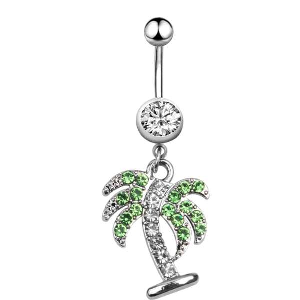 پیرسینگ بدن زنانه گالری شمرون مدل نخل کد BDJ105S0 پیرسینگ بدن زنانه گالری شمرون مدل نخل کد BDJ105S0