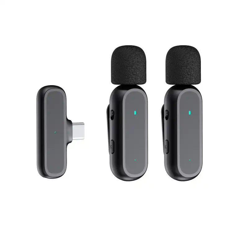 ست میکروفن یقه ای بی سیم مدل Dual TYPE-C