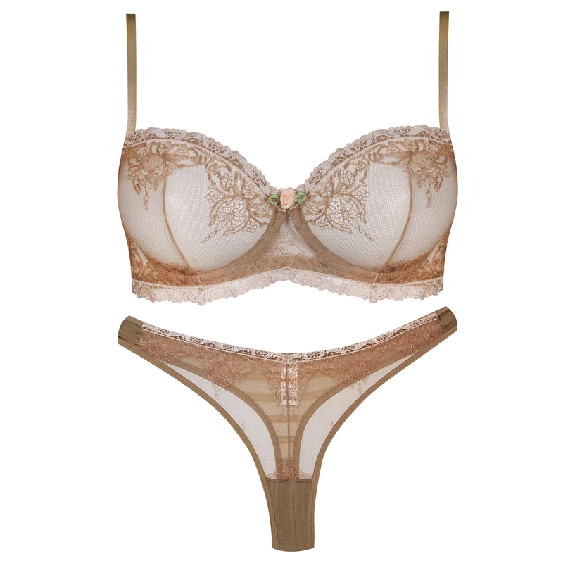 ست شورت و سوتین زنانه برتا مدل فنردار کد 5100-2420-E