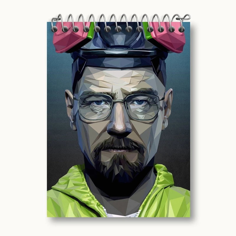 دفتر یادداشت 50 برگ خندالو مدل سریال بریکینگ بد Breaking Bad کد 3168