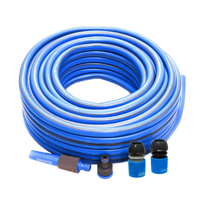 شلنگ 1/2 اینچ آکواکرفت مدل 850060 طرح 2 به همراه لوازم جانبی