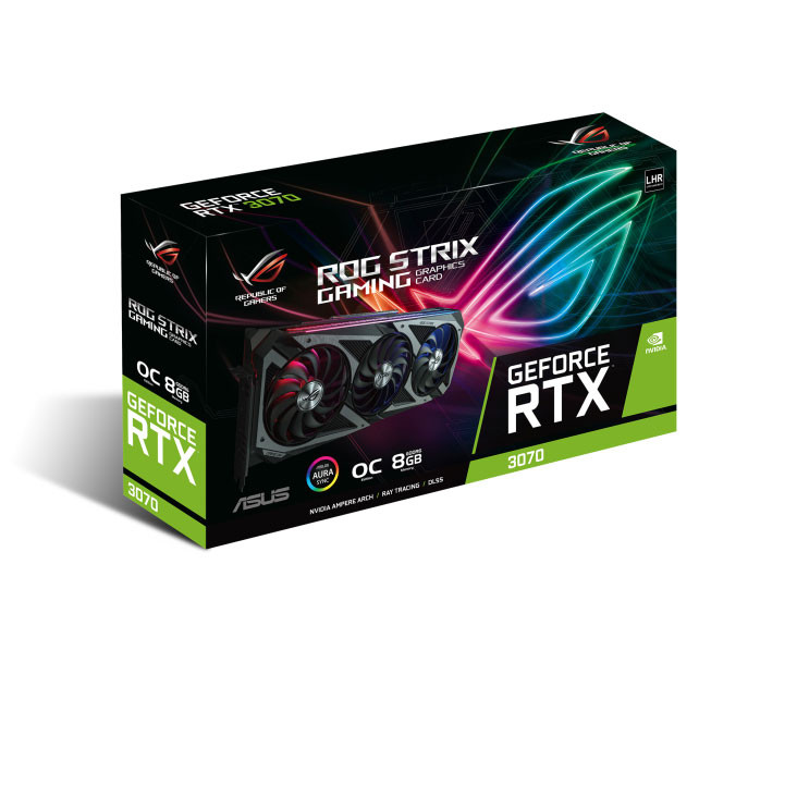 کارت گرافیک ایسوس مدل ROG Strix RTX 3070 Ti O8G