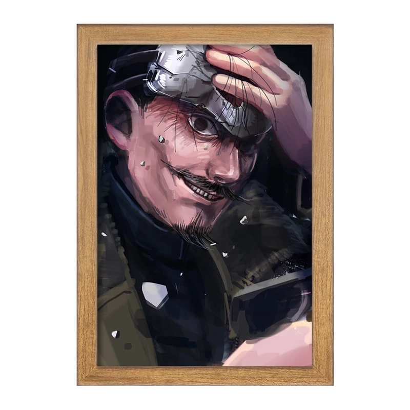 تابلو خندالو مدل توکوشیرو انیمه کامویی طلایی Golden Kamuy کد 23750