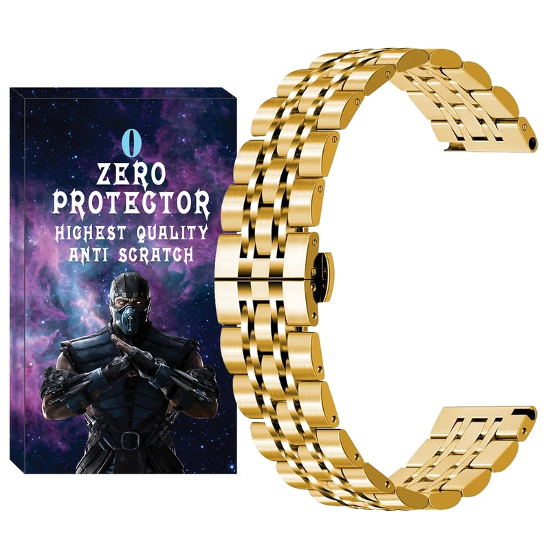 بند زیرو مدل 7Row-ZR مناسب برای ساعت هوشمند سامسونگ Galaxy Watch 6 40mm / watch 6 44mm / Watch 6 Classic 43mm / Watch 6 Classic 47mm