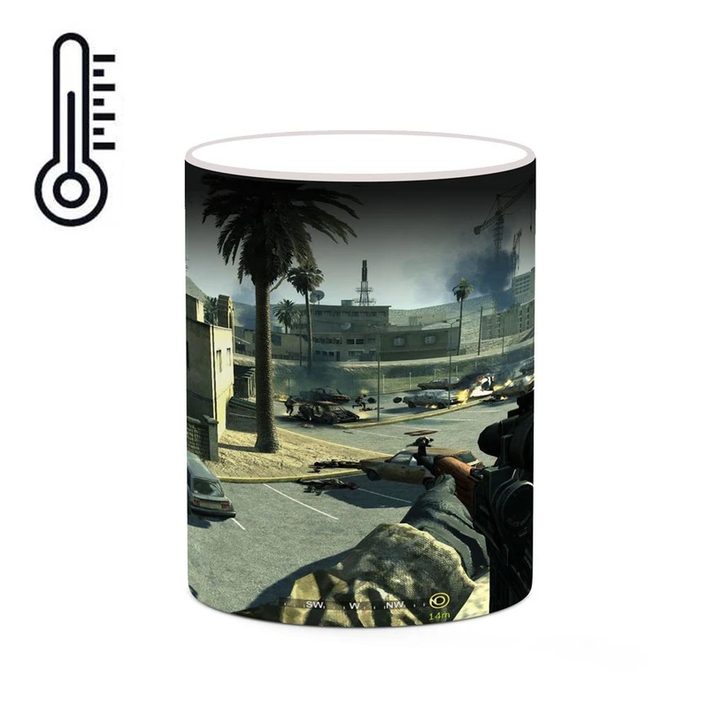 ماگ حرارتی کاکتی مدل بازی Call Of Duty 4ː Modern Warfare کد mgh27817