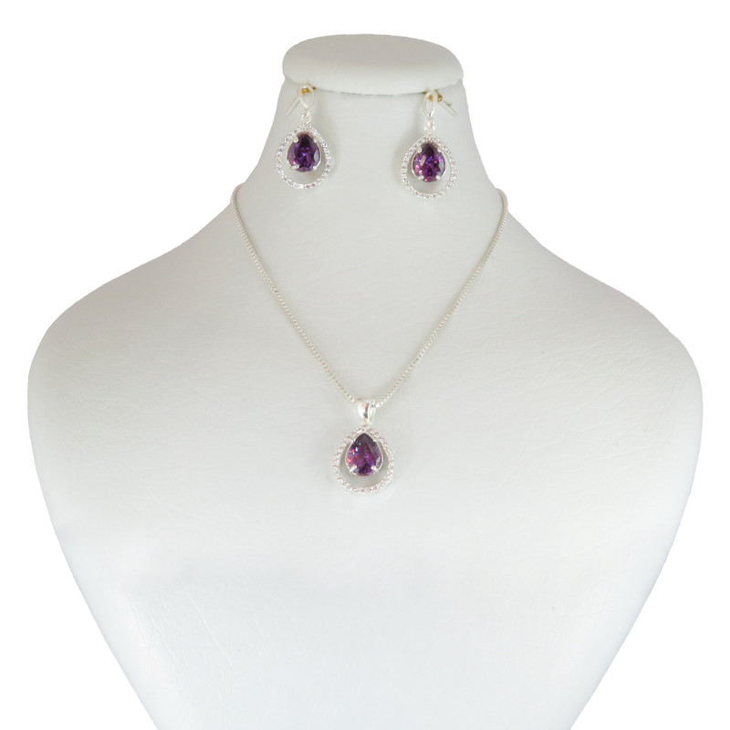 نیم ست نقره زنانه مدل AV182-S10 C4 نیم ست نقره زنانه مدل AV182-S10 C4