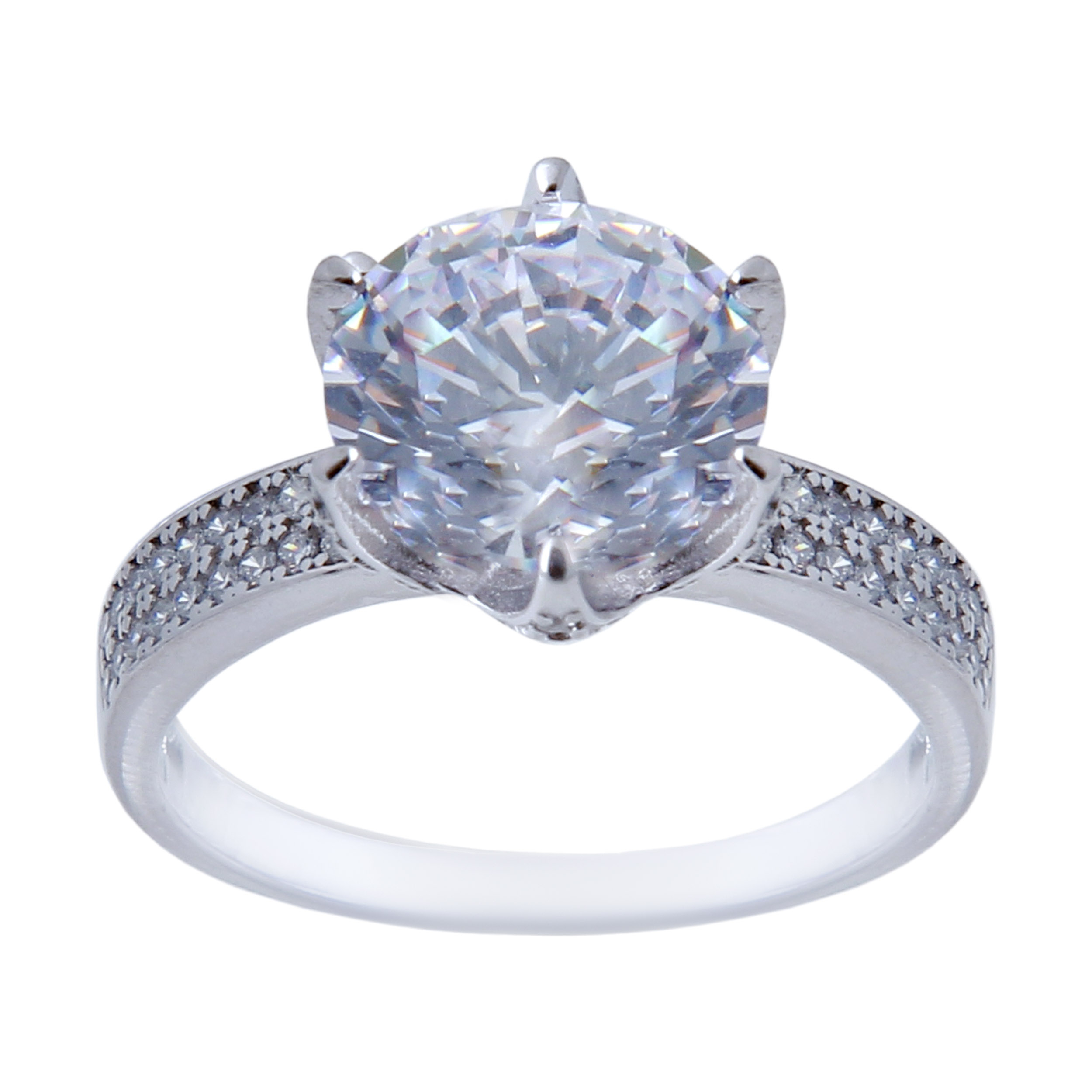  انگشتر نقره زنانه بازرگانی میلادی کد AWR_427