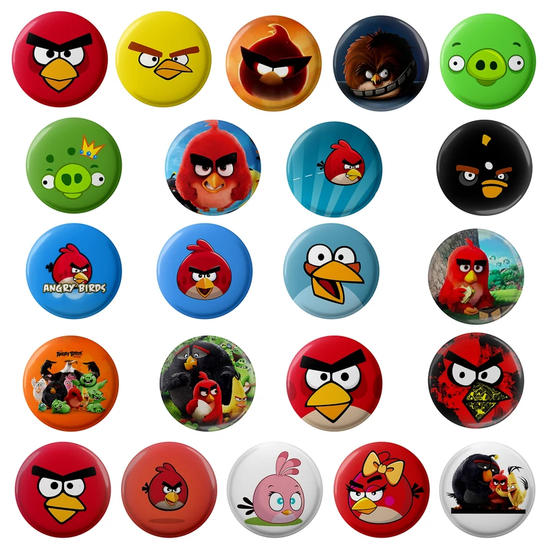 پیکسل مدل انگری بردز پرندگان خشمگین کد S4-22 مجموعه 22 عددی