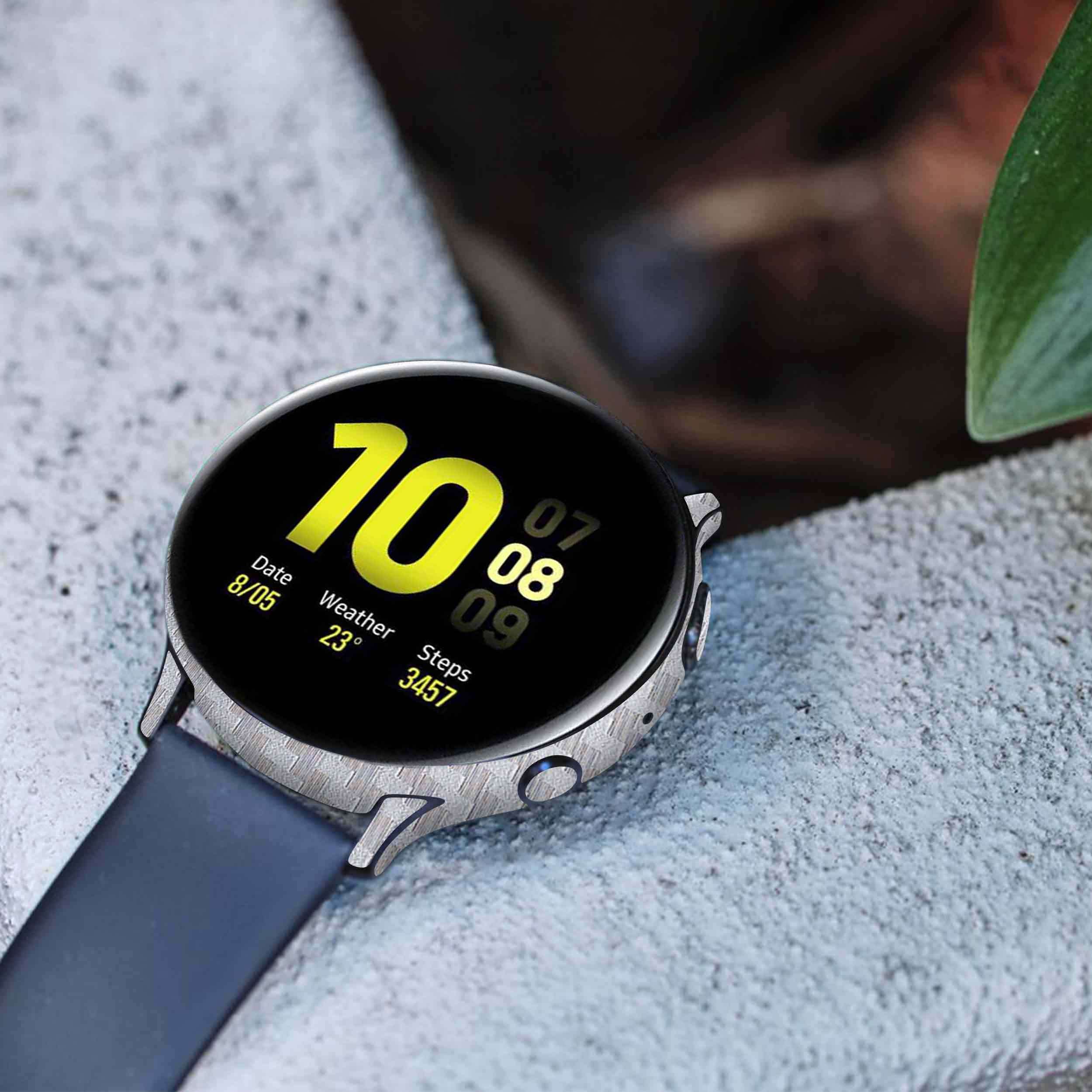برچسب ماهوت طرح Steel-Fiber مناسب برای ساعت هوشمند سامسونگ Galaxy Watch Active 2 44mm