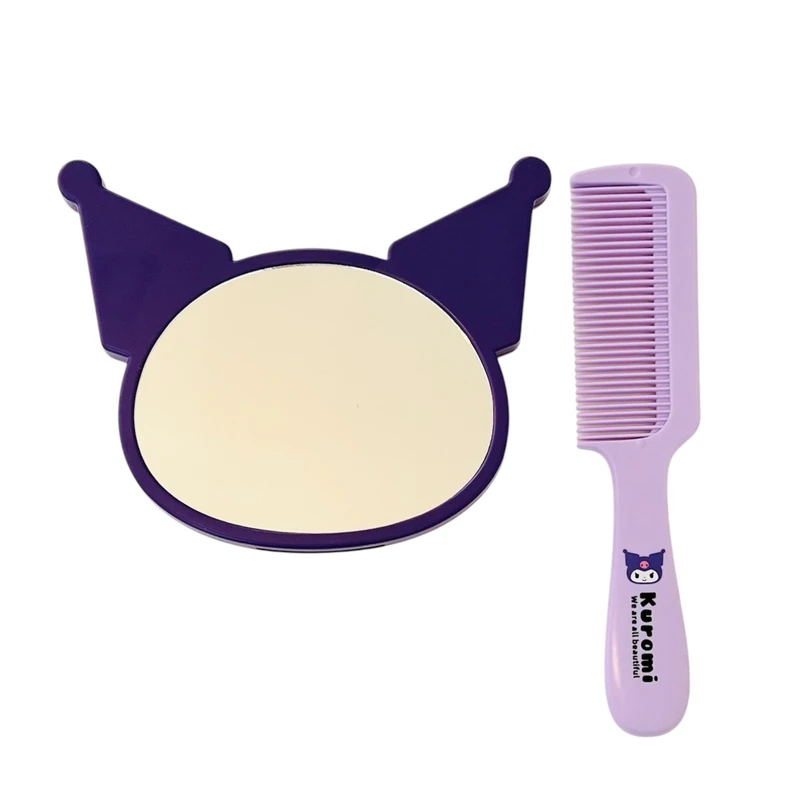 ست شانه و آینه آرایشی مدل Kuromi