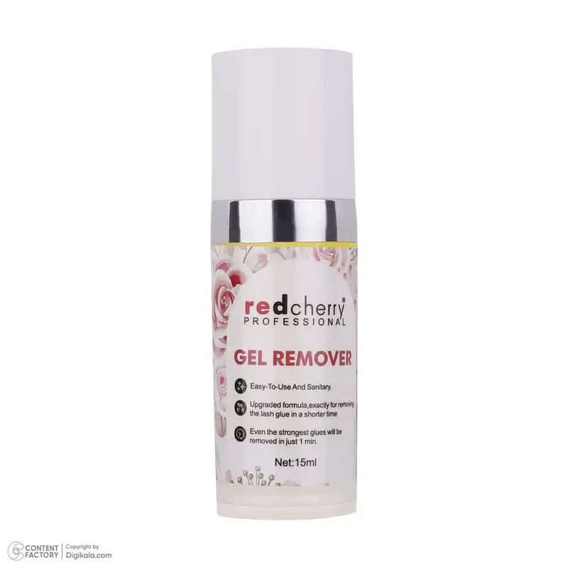 پاک کننده چسب مژه مصنوعی رد چری مدل Blueberry حجم 15 میلی لیتر