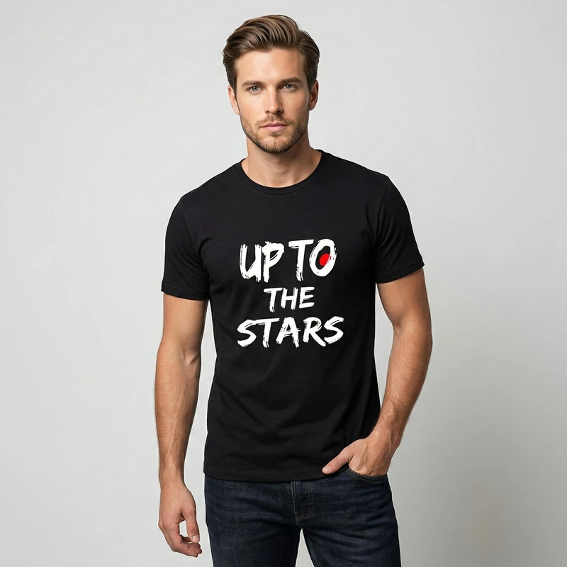 تی‌شرت آستین کوتاه مردانه هورا مهر مدل HM-TB-STAR