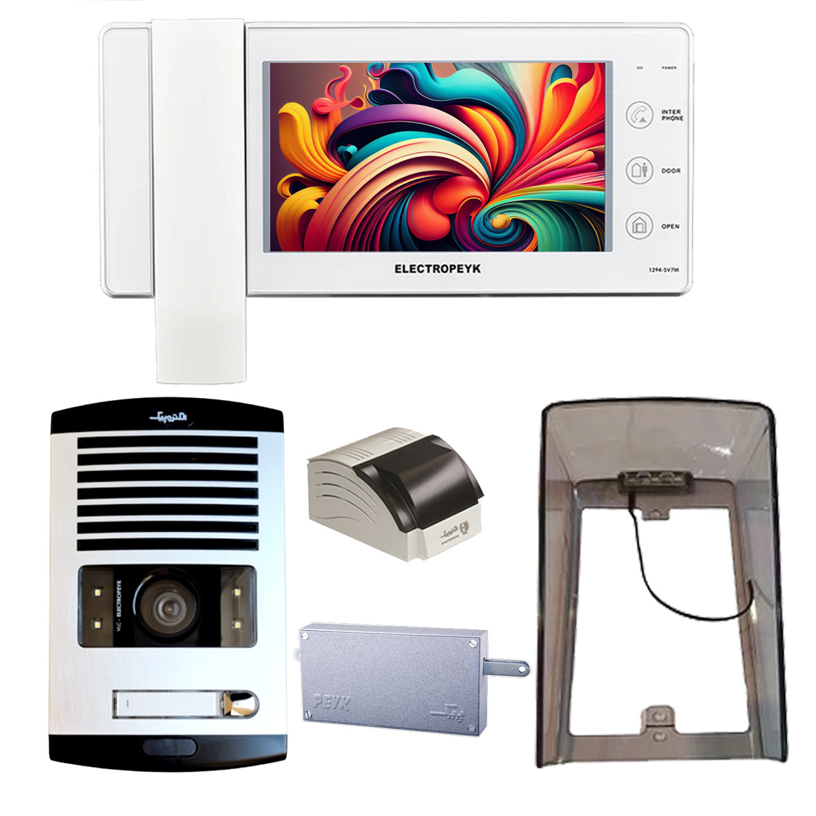 دربازکن تصویری الکتروپیک مدل FD/1086/1/1294/White