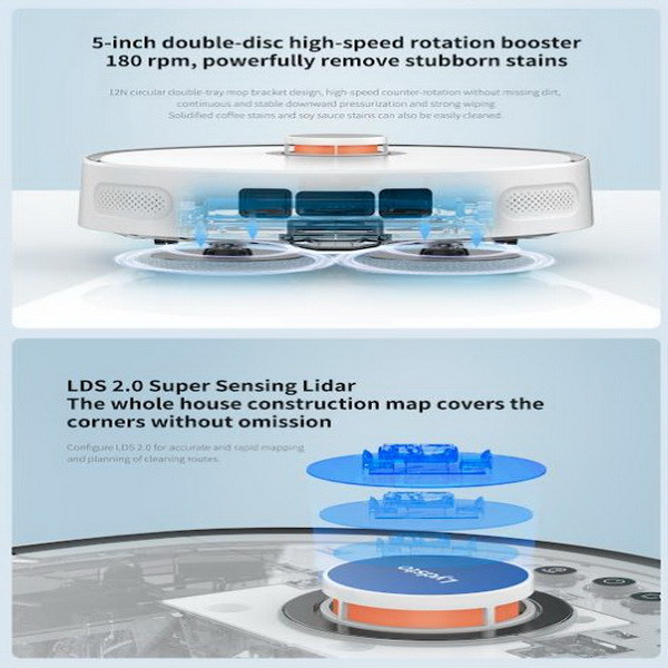 جاروشارژی هوشمند لایدستو مدل W2 Lite