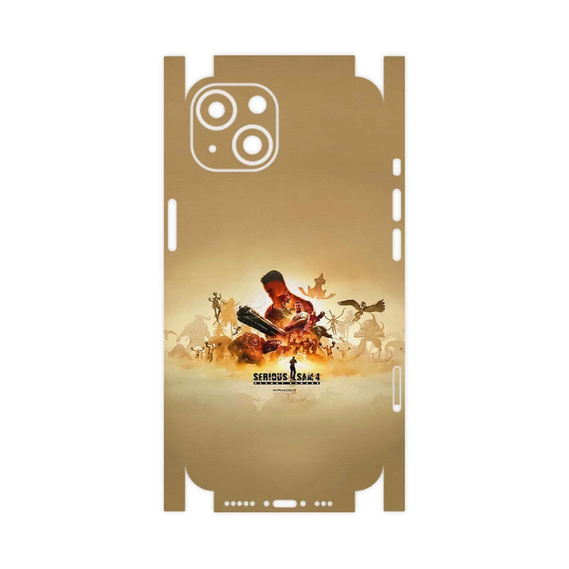 برچسب پوششی ماهوت مدل Serious Sam Game Series-FullSkin مناسب برای گوشی موبایل اپل iPhone 13
