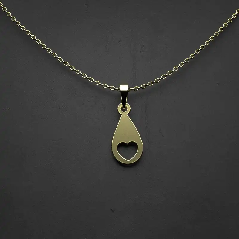 گردنبند طلا 18 عیار زنانه مدوپد مدل جمجمه کد CA10563