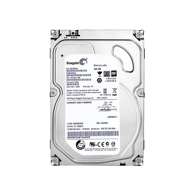 هارد دیسک اینترنال سیگیت با رابط SATA 3.0 مدل Barracuda 7200 SATA 6 ظرفیت 500 گیگابایت
