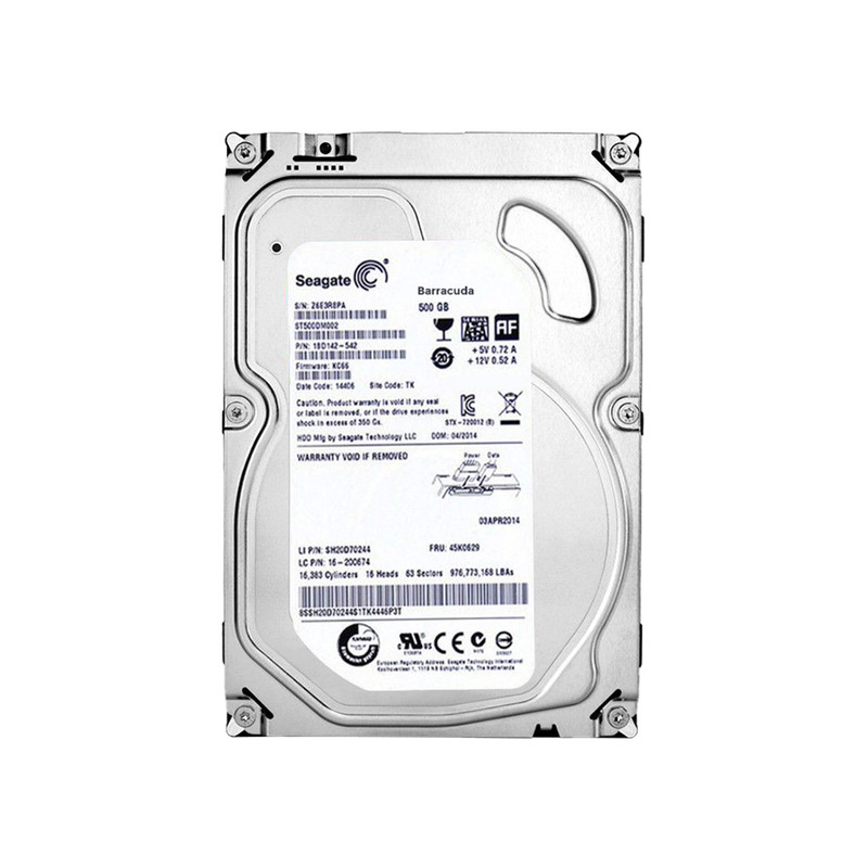 هارد دیسک اینترنال سیگیت با رابط SATA 3.0 مدل Barracuda 7200 SATA 6 ظرفیت 500 گیگابایت