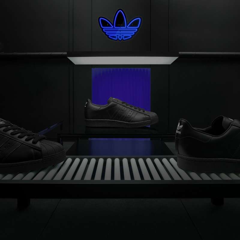 چراغ دیواری نئون دیزاین طرح Adidas-Logo-BL_BL