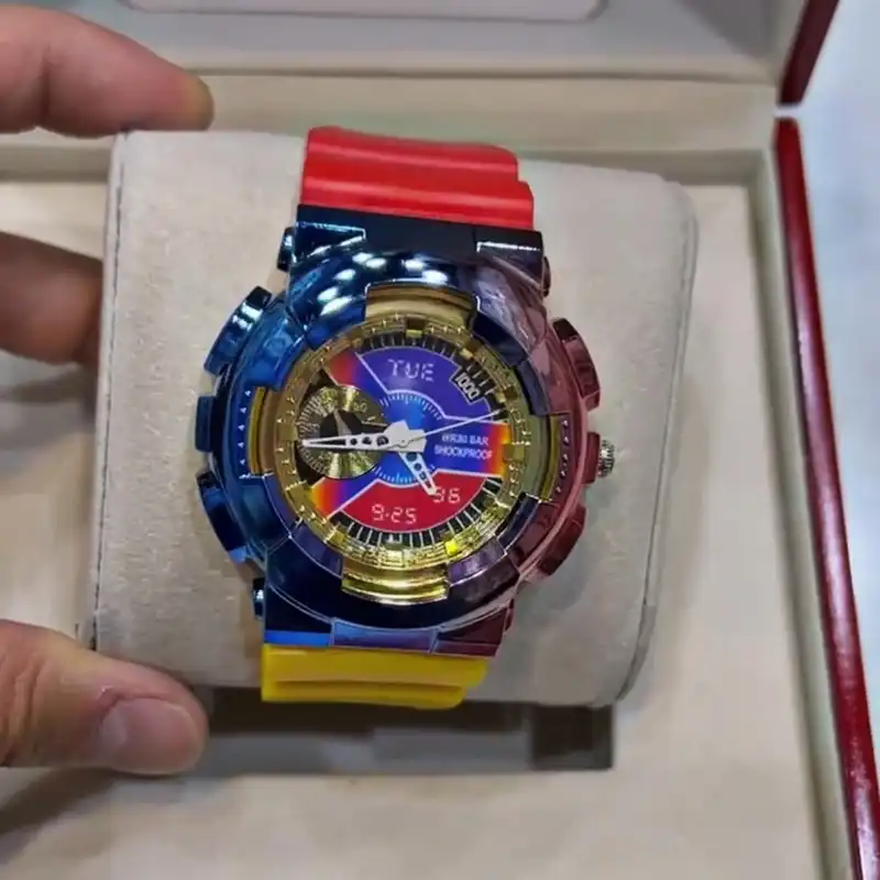 ساعت مچی عقربه ای بچگانه مدل اسپرت طرح تک زمانه