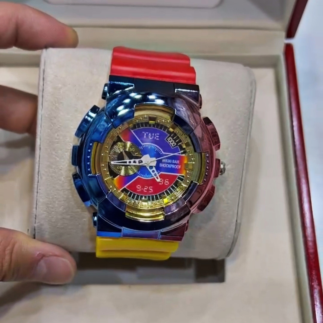 ساعت مچی عقربه ای بچگانه مدل اسپرت طرح تک زمانه ساعت مچی عقربه ای بچگانه مدل اسپرت طرح تک زمانه