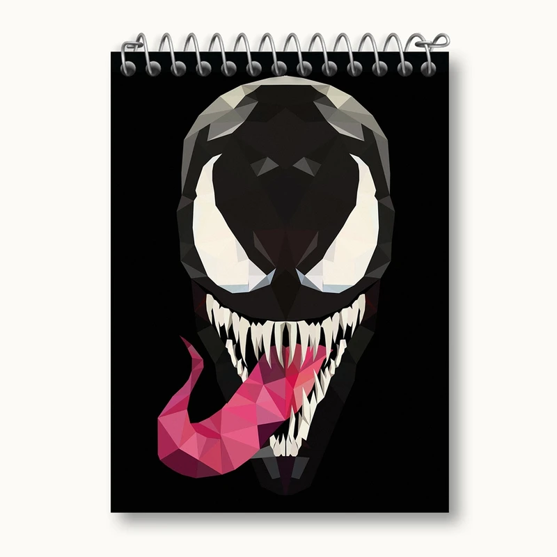 دفتر یادداشت 50 برگ خندالو مدل ونوم Venom کد 27321