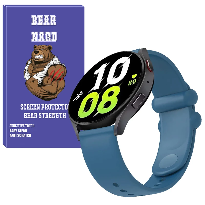 بند برنارد مدل 2Pin BR مناسب برای ساعت هوشمند سامسونگ Galaxy watch 4/5/6 سایز 40/43/44/46/47 میلی متری