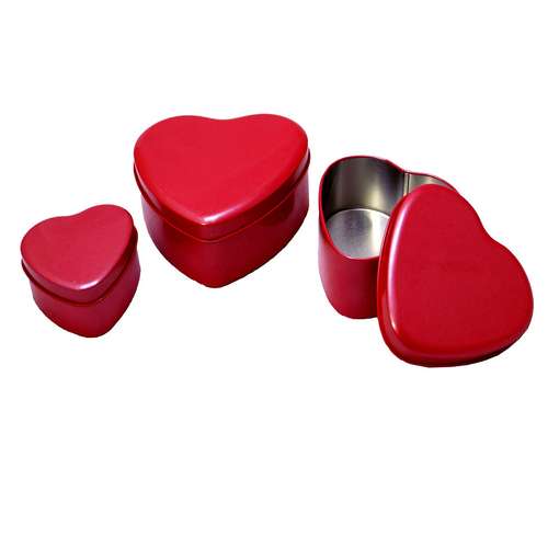 قوطی فلزی ایرسا مدل Heart مجموعه سه عددی