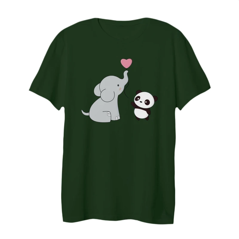 تی شرت لانگ آستین کوتاه زنانه مدل فیل کد 2