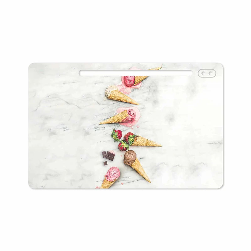 برچسب پوششی ماهوت مدل Funnel ice cream مناسب برای تبلت سامسونگ Galaxy Tab S6 2019 SM-T860