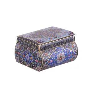 جعبه جواهرات استخوانی طرح کاشی مدل 212