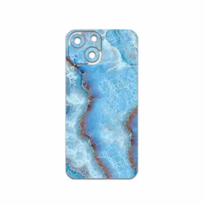 MAHOOT Blue-Ocean-Marble Cover Sticker for Apple iPhone 13 Mini