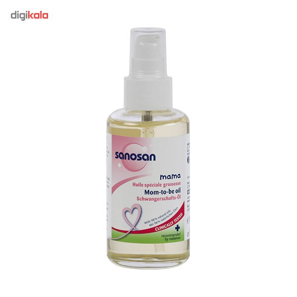 روغن رفع ترک بدن سانوسان سری Mama حجم 100 میلی لیتر